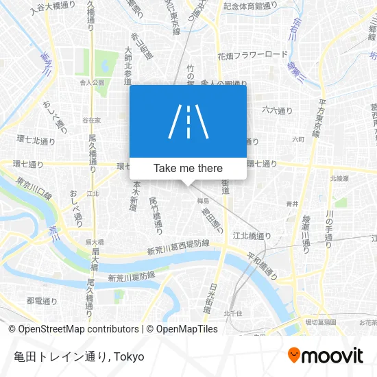 亀田トレイン通り map