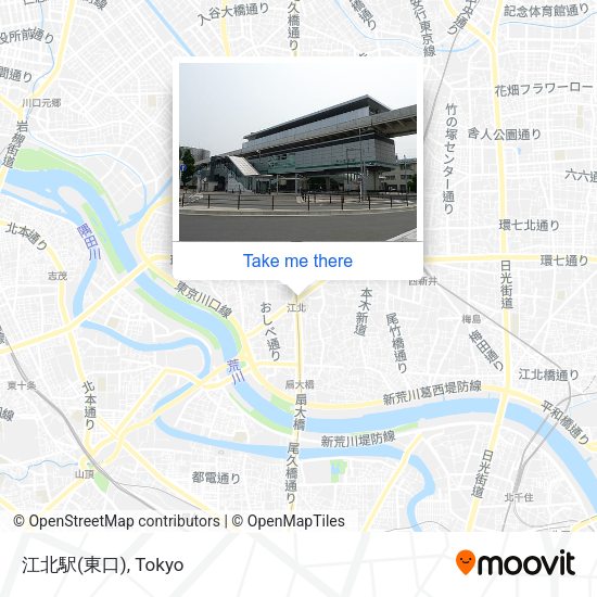 江北駅(東口) map
