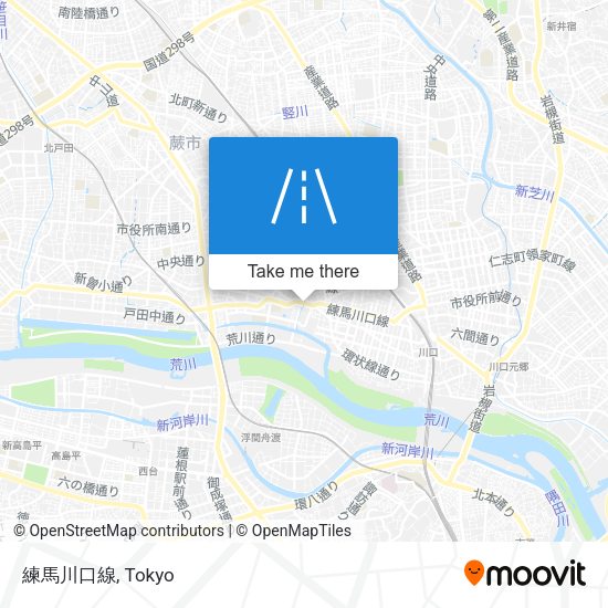 練馬川口線 map