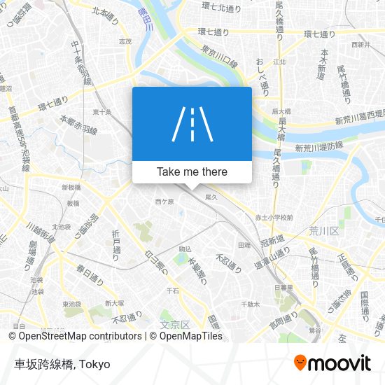 車坂跨線橋 map