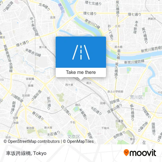 車坂跨線橋 map