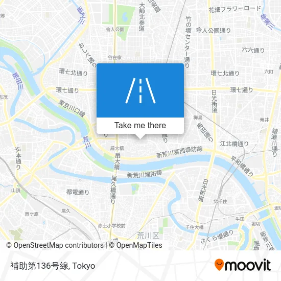 補助第136号線 map