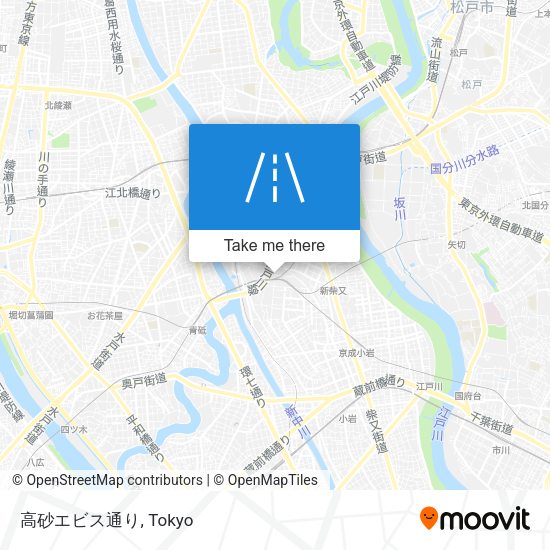 高砂エビス通り map