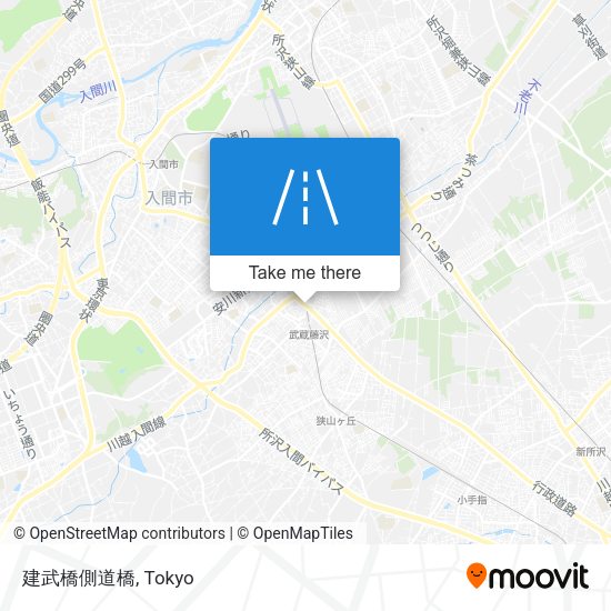 建武橋側道橋 map