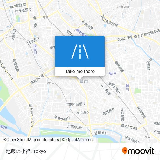 地蔵の小径 map
