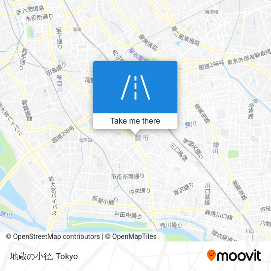 地蔵の小径 map