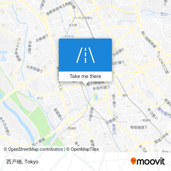 西戸橋 map