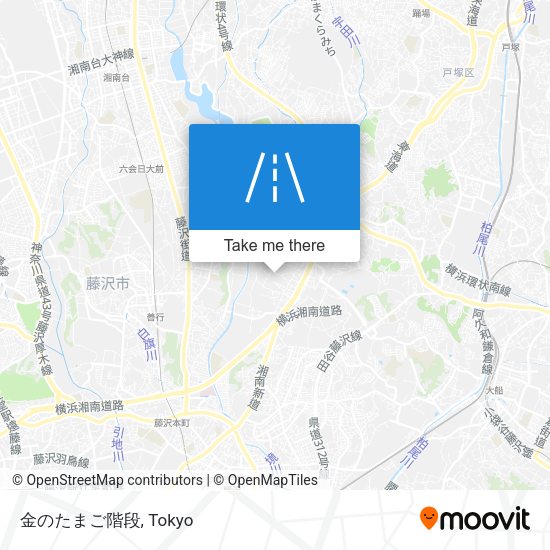 金のたまご階段 map