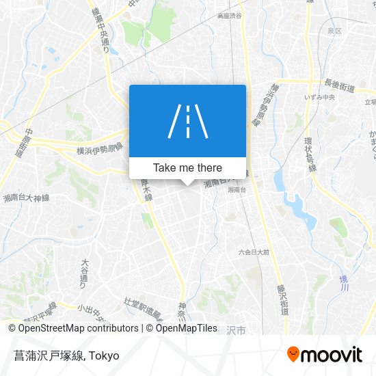 菖蒲沢戸塚線 map
