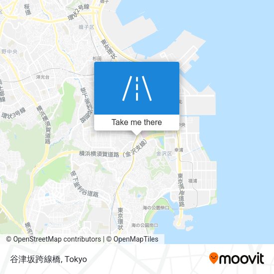 谷津坂跨線橋 map
