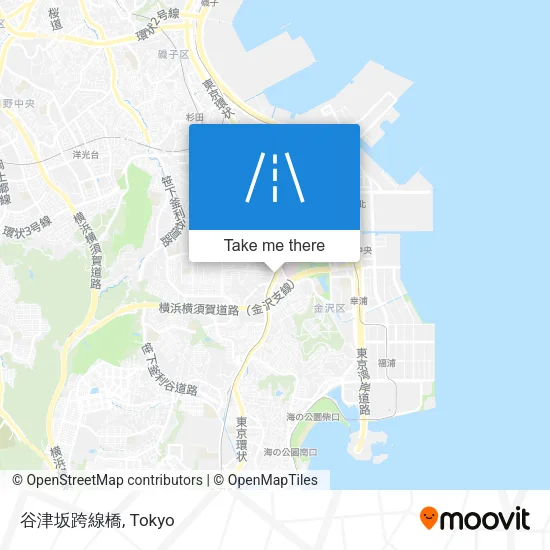谷津坂跨線橋 map