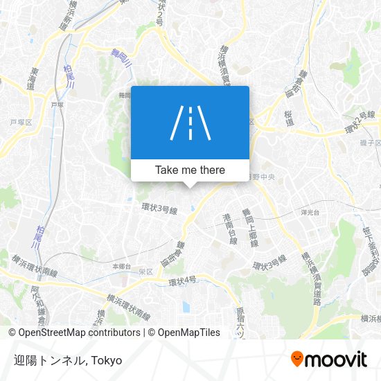 迎陽トンネル map