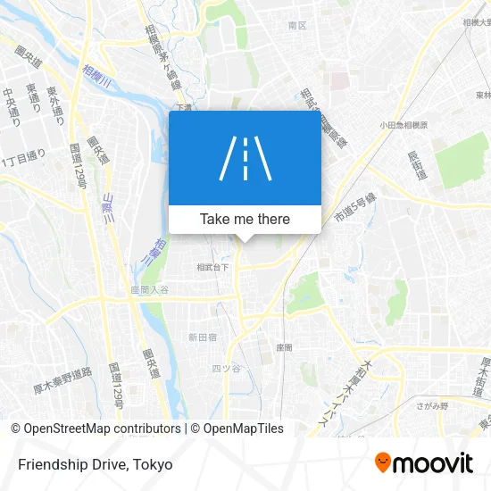 Friendship Drive map