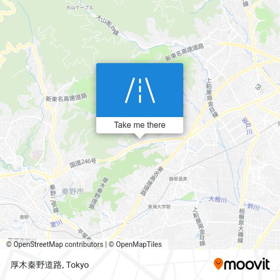 厚木秦野道路 map