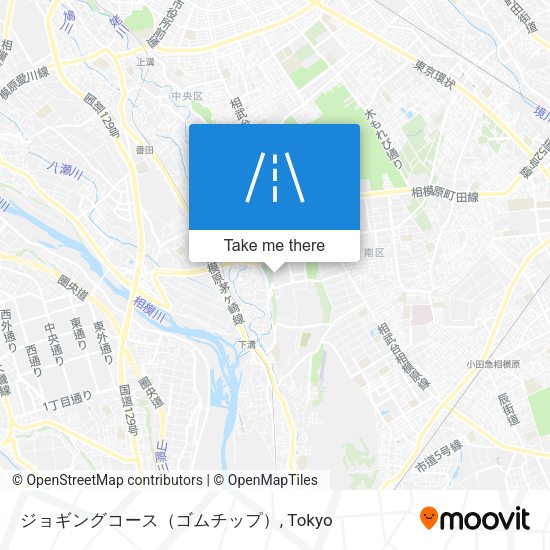 ジョギングコース（ゴムチップ） map