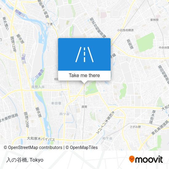 入の谷橋 map