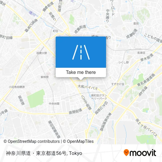 神奈川県道・東京都道56号 map