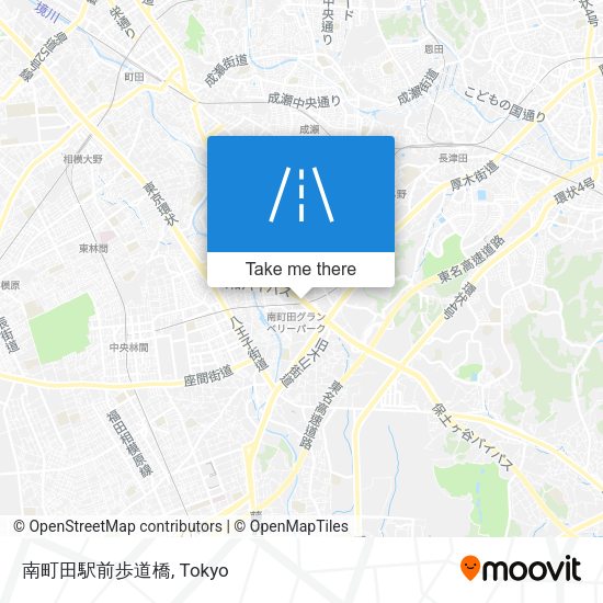 南町田駅前歩道橋 map