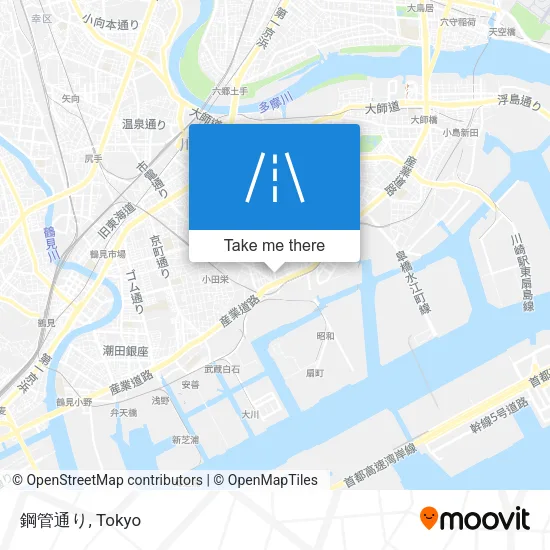 鋼管通り map