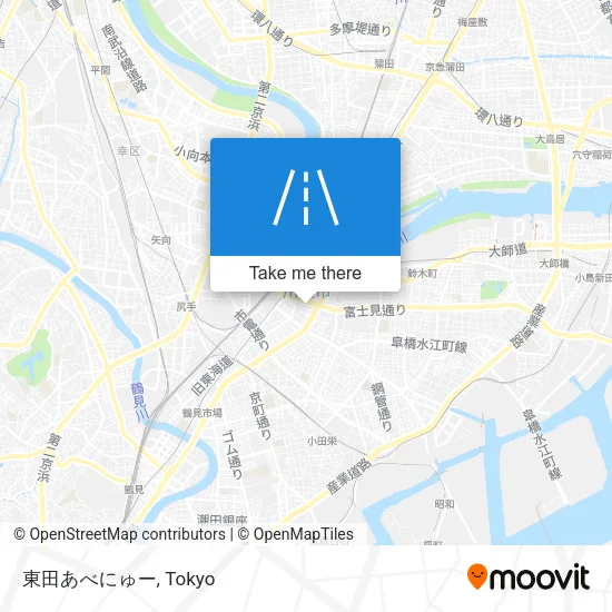 東田あべにゅー map