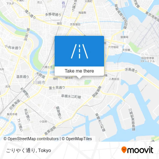 ごりやく通り map