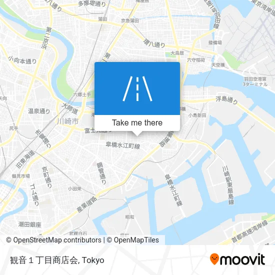 観音１丁目商店会 map