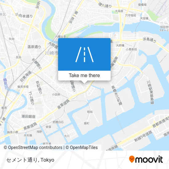 セメント通り map