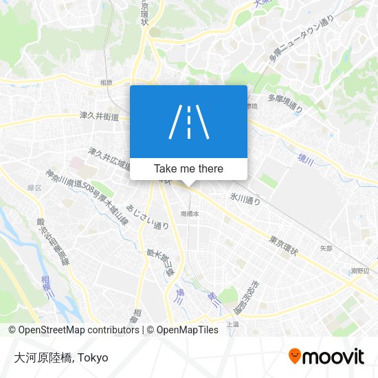 大河原陸橋 map