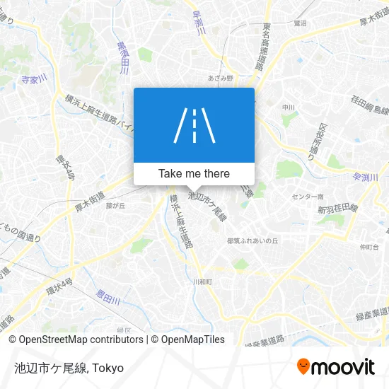 池辺市ケ尾線 map