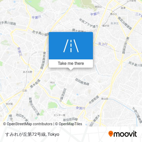すみれが丘第72号線 map