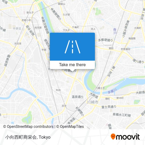 小向西町商栄会 map
