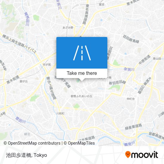 池田歩道橋 map