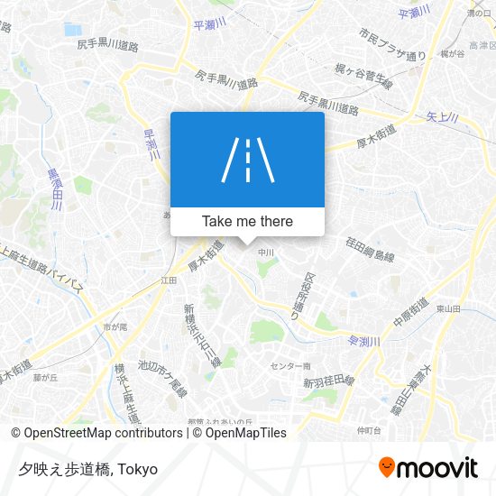 夕映え歩道橋 map