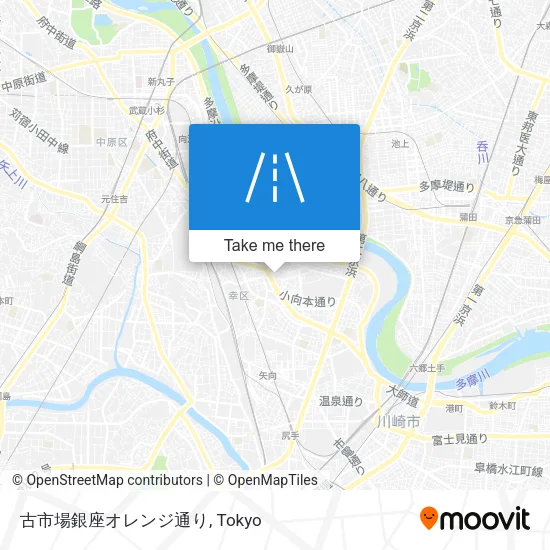 古市場銀座オレンジ通り map