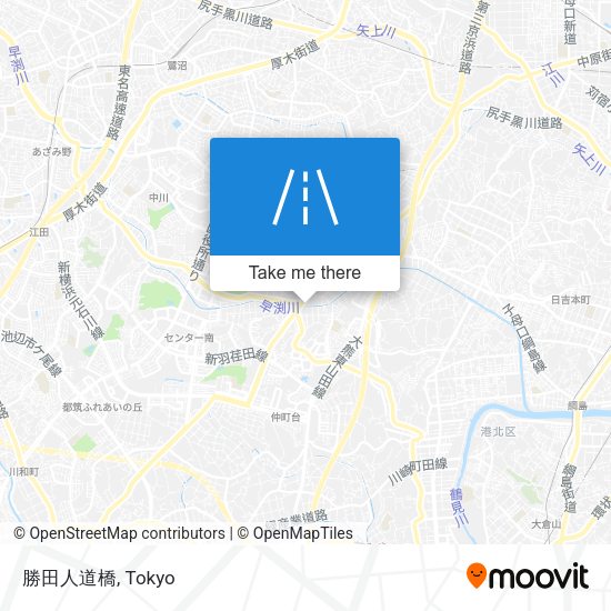 勝田人道橋 map
