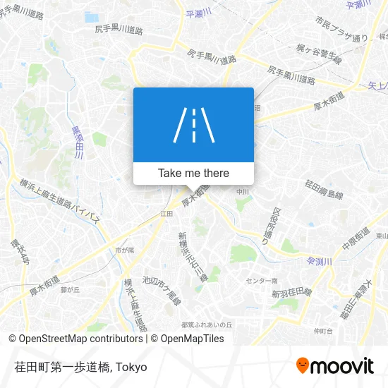 荏田町第一歩道橋 map