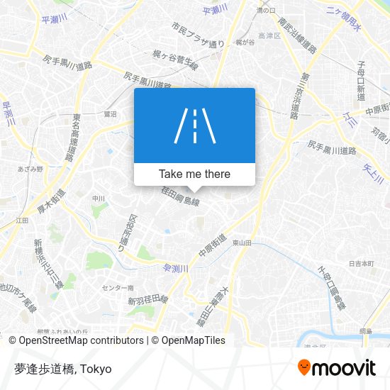 夢逢歩道橋 map