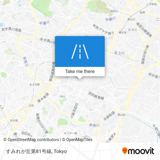 すみれが丘第81号線 map