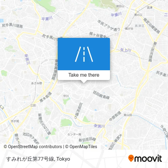 すみれが丘第77号線 map
