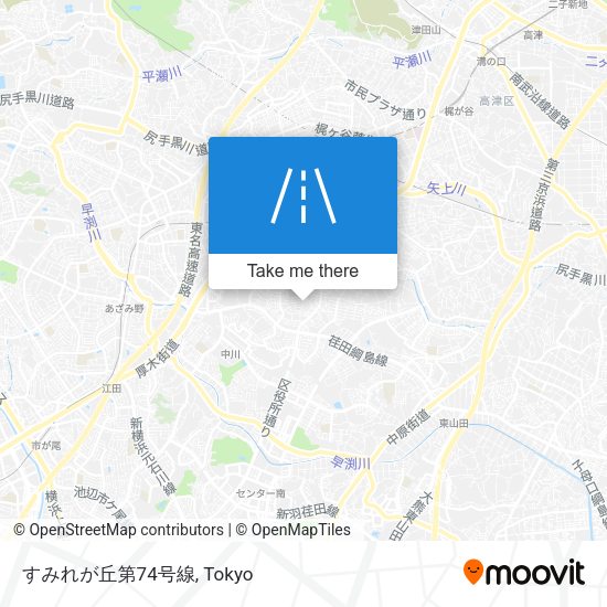 すみれが丘第74号線 map