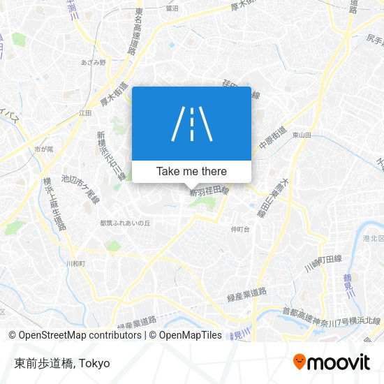 東前歩道橋 map