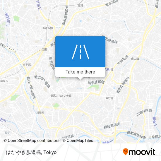 はなやき歩道橋 map