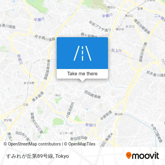 すみれが丘第89号線 map