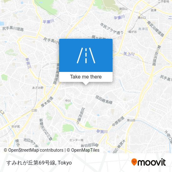 すみれが丘第69号線 map