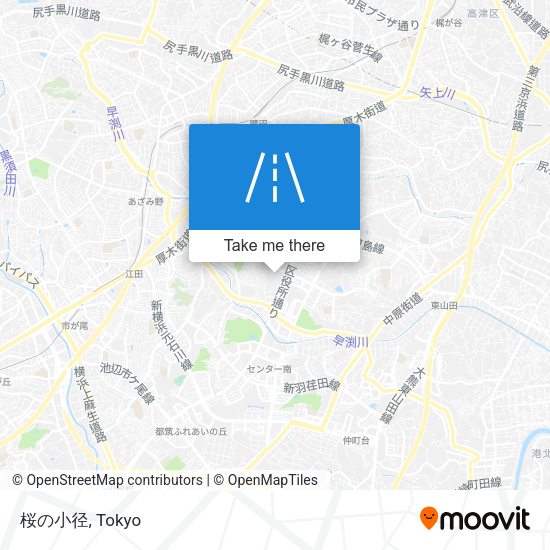 桜の小径 map