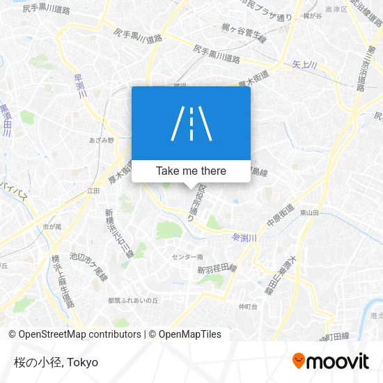 桜の小径 map