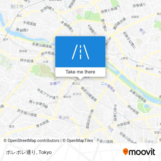ポレポレ通り map