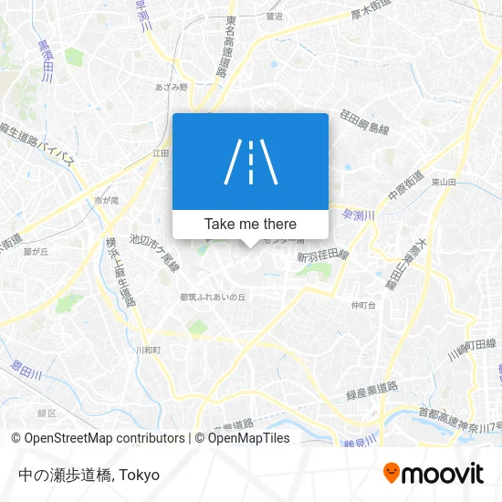 中の瀬歩道橋 map