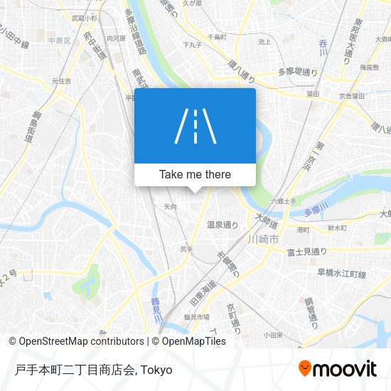 戸手本町二丁目商店会 map
