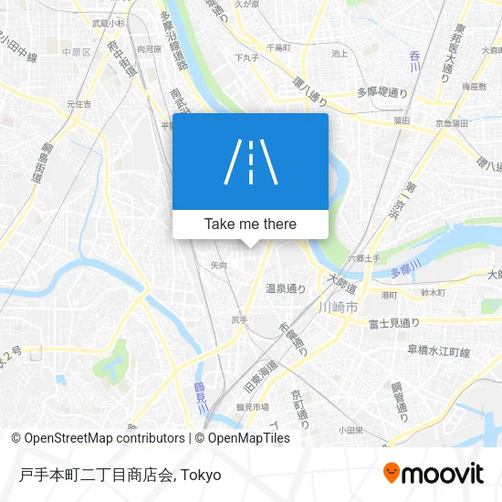 戸手本町二丁目商店会 map